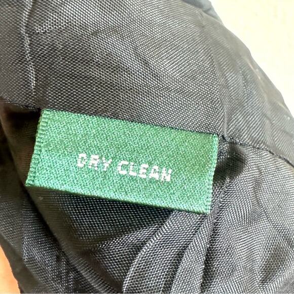 Lauren Ralph Lauren Women's 10 Skirt Navy Artsy Geometric Pattern Silk Blue - Picture 5 of 11